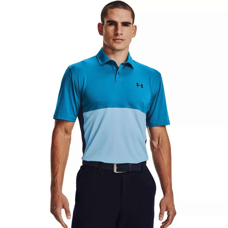 Tops * | Big & Tall Under Armour Colorblock Performance Polo