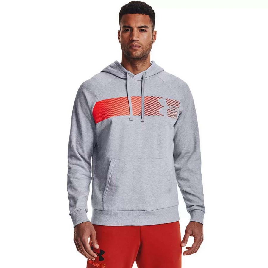 Tops * | Big & Tall Under Armour Rival Fleece Graphic Hoodie