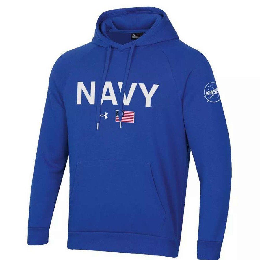 Tops * | Men'S Under Armour Royal Navy Midshipmen 2022 Special Games All Day Pullover Hoodie