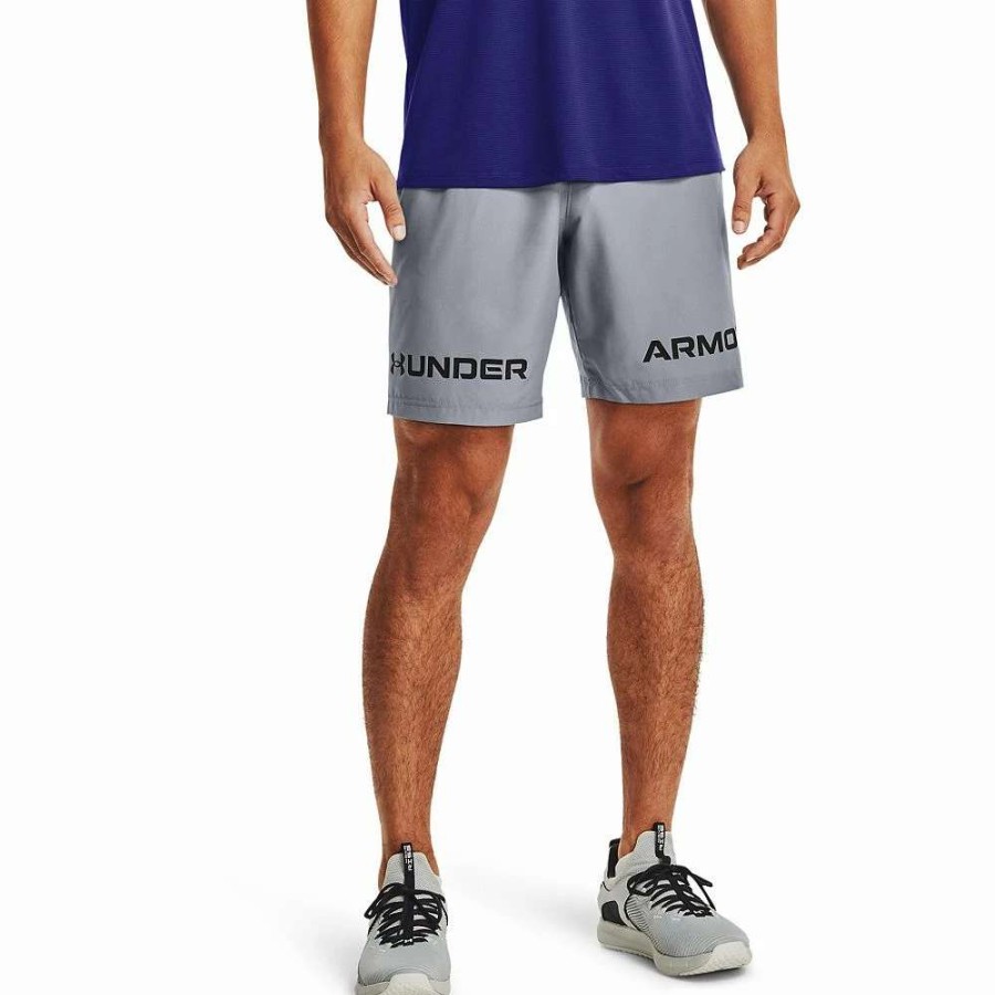 Bottoms * | Big & Tall Under Armour Graphic Wordmark Woven Shorts