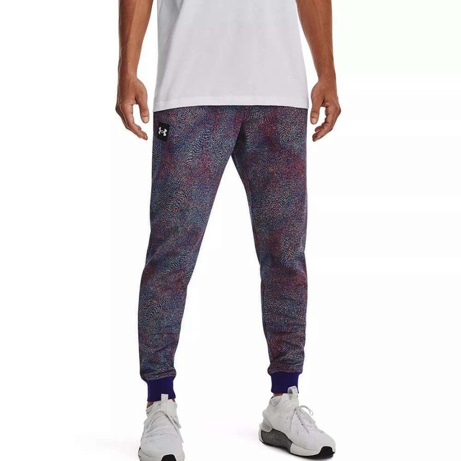 Bottoms * | Big & Tall Under Armour Rival Fleece Printed Joggers