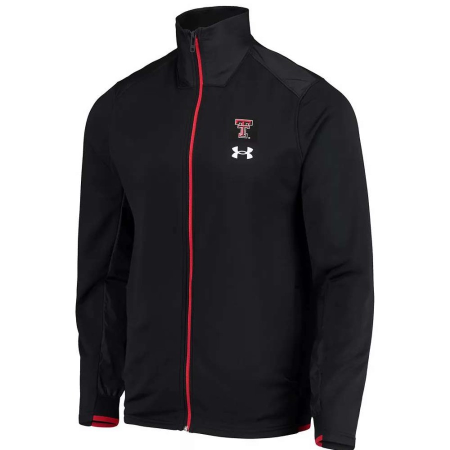 Outerwear * | Men'S Under Armour Black Texas Tech Red Raiders 2021 Sideline Command Full-Zip Jacket