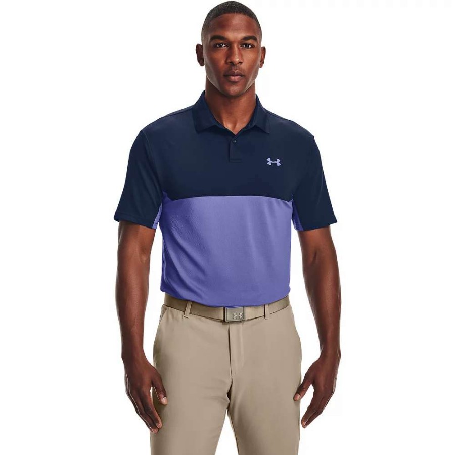 Tops * | Big & Tall Under Armour Classic-Fit Performance 2.0 Colorblock Polo