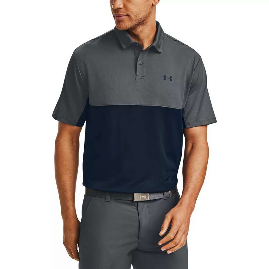 Tops * | Big & Tall Under Armour Classic-Fit Performance 2.0 Colorblock Polo