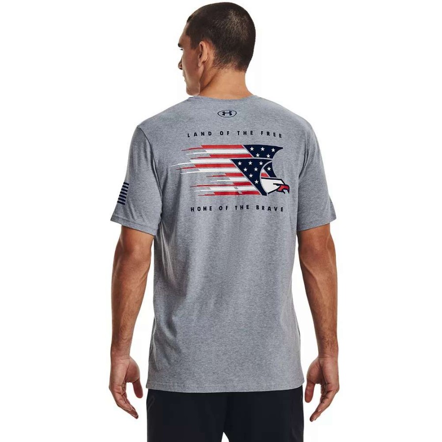 Tops * | Big & Tall Under Armour Freedom Usa Eagle Tee