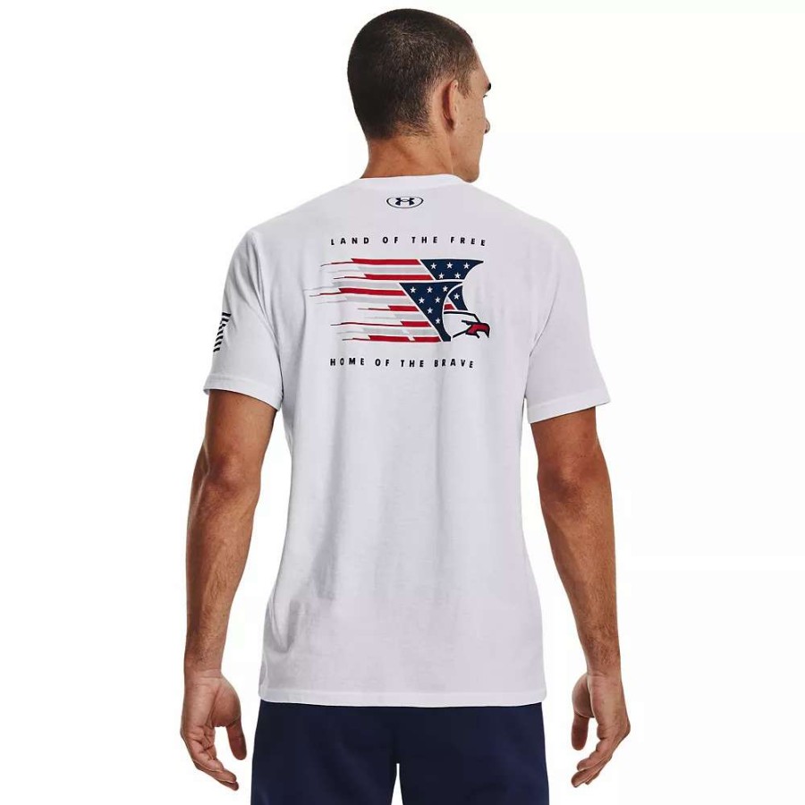 Tops * | Big & Tall Under Armour Freedom Usa Eagle Tee