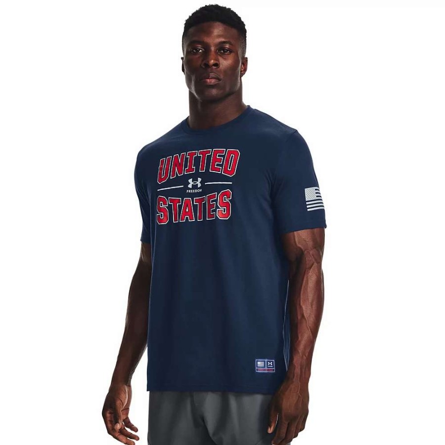 Tops * | Big & Tall Under Armour Freedom United States Tee