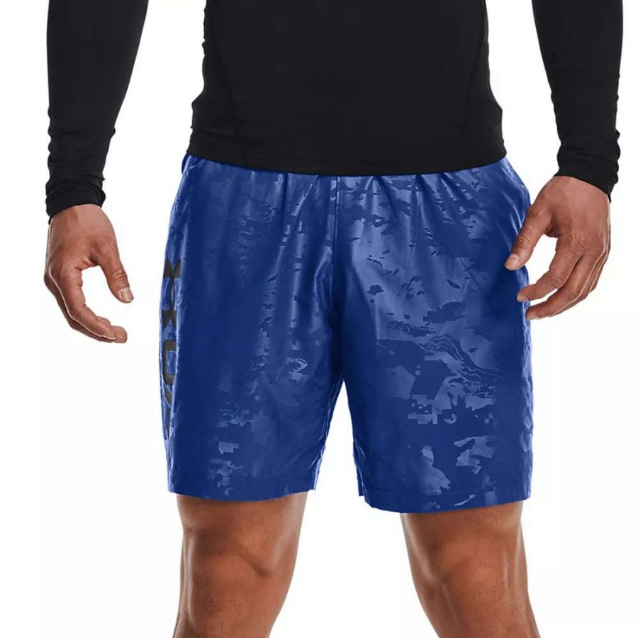 Bottoms * | Big & Tall Under Armour Emboss Woven Shorts