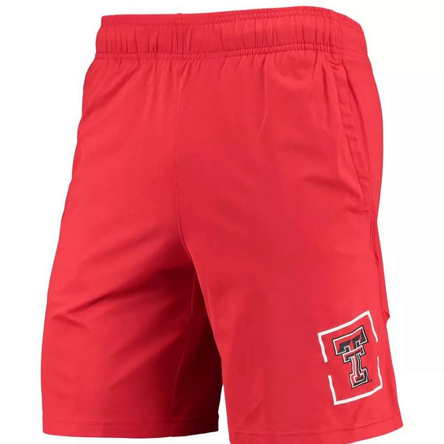 Bottoms * | Men'S Under Armour Red Texas Tech Red Raiders Mesh Raid Performance Shorts