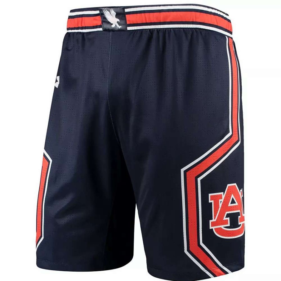 Bottoms * | Men'S Under Armour Navy Auburn Tigers Replica Basketball Short