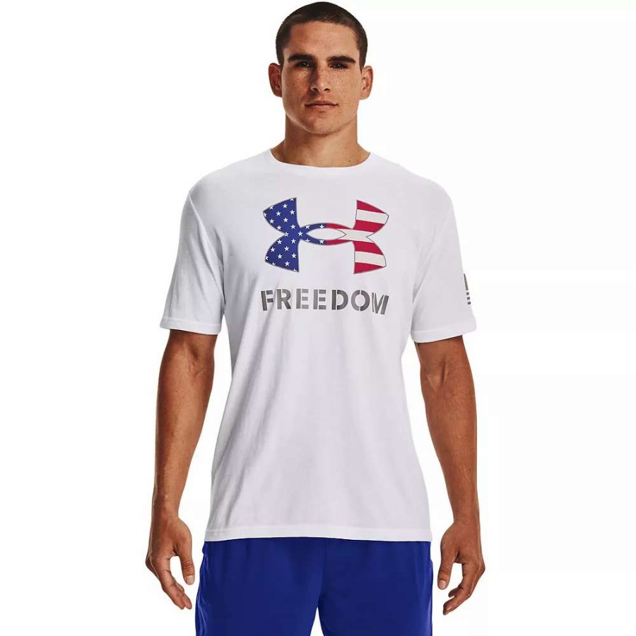 Tops * | Big & Tall Under Armour New Freedom Logo Tee