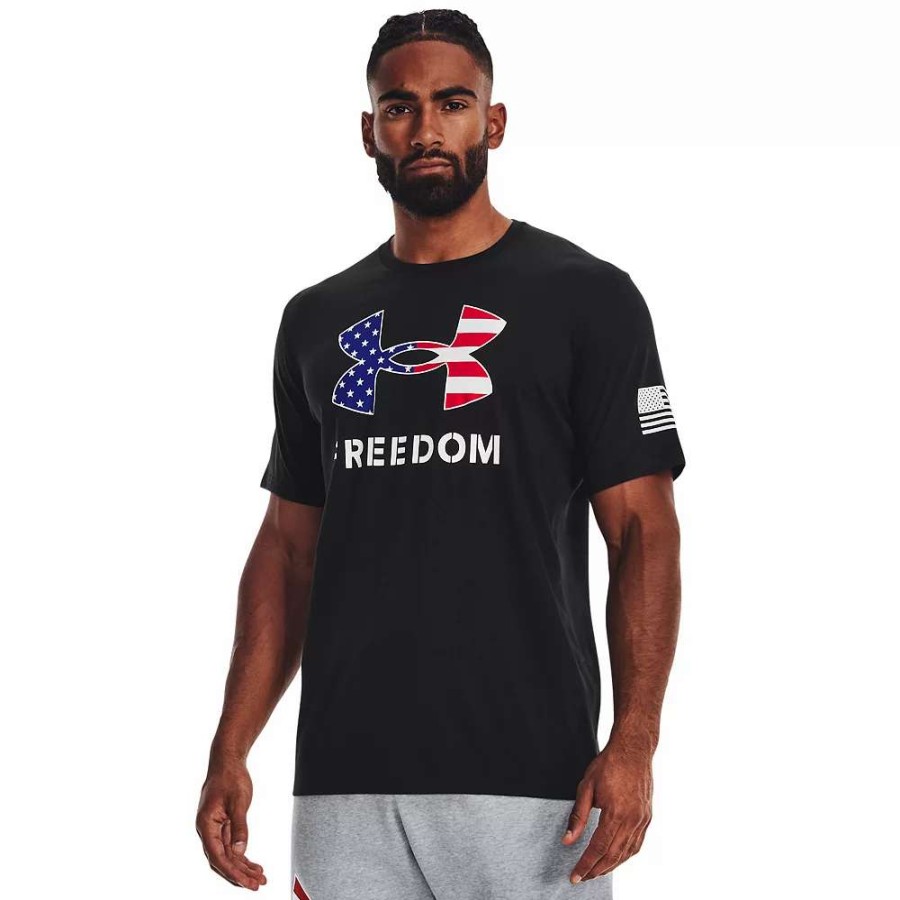 Tops * | Big & Tall Under Armour New Freedom Logo Tee