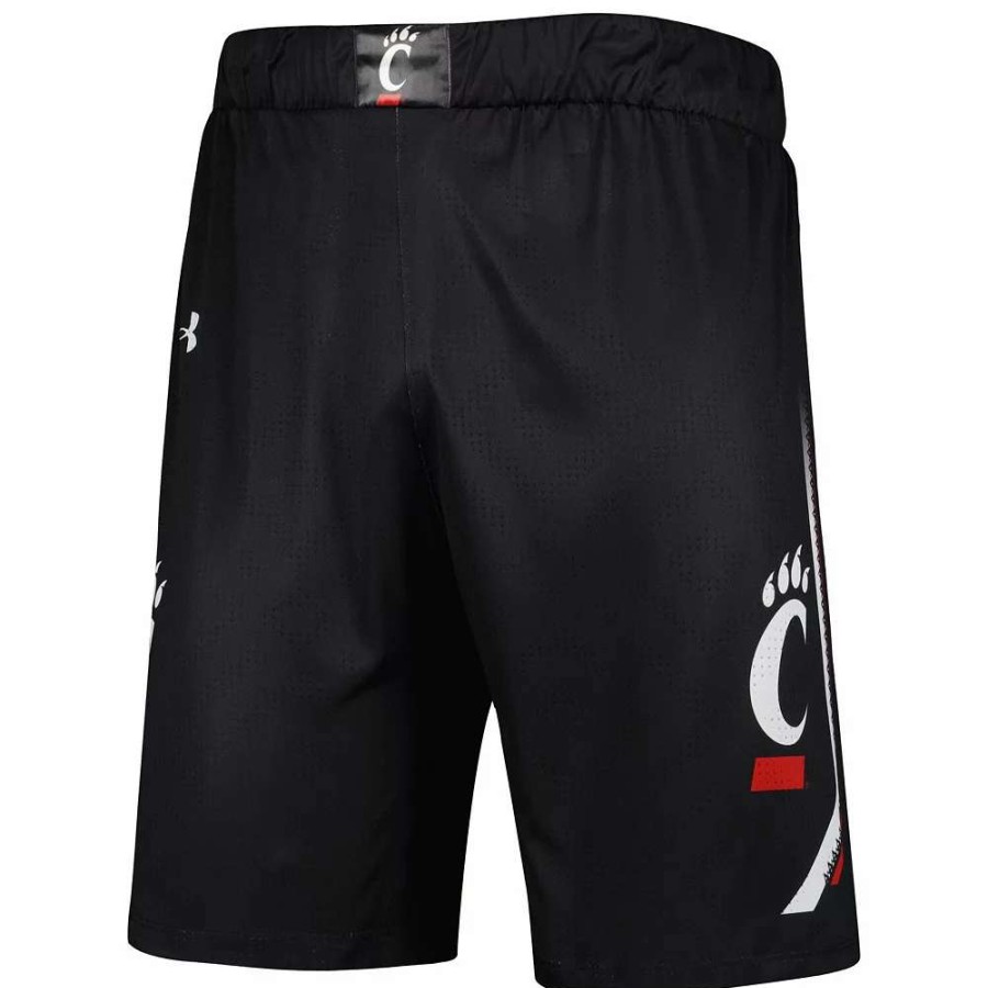 Bottoms * | Men'S Under Armour Black Cincinnati Bearcats Team Replica Basketball Shorts