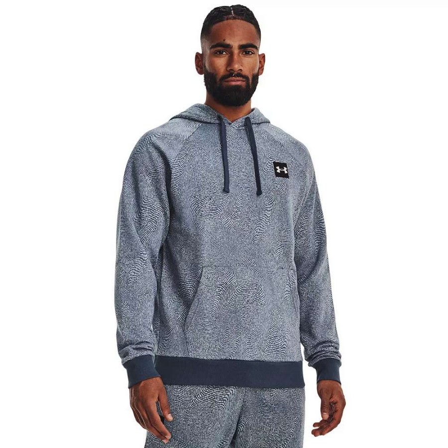 Tops * | Men'S Under Armour Ua Rival Fleece Printed Hoodie