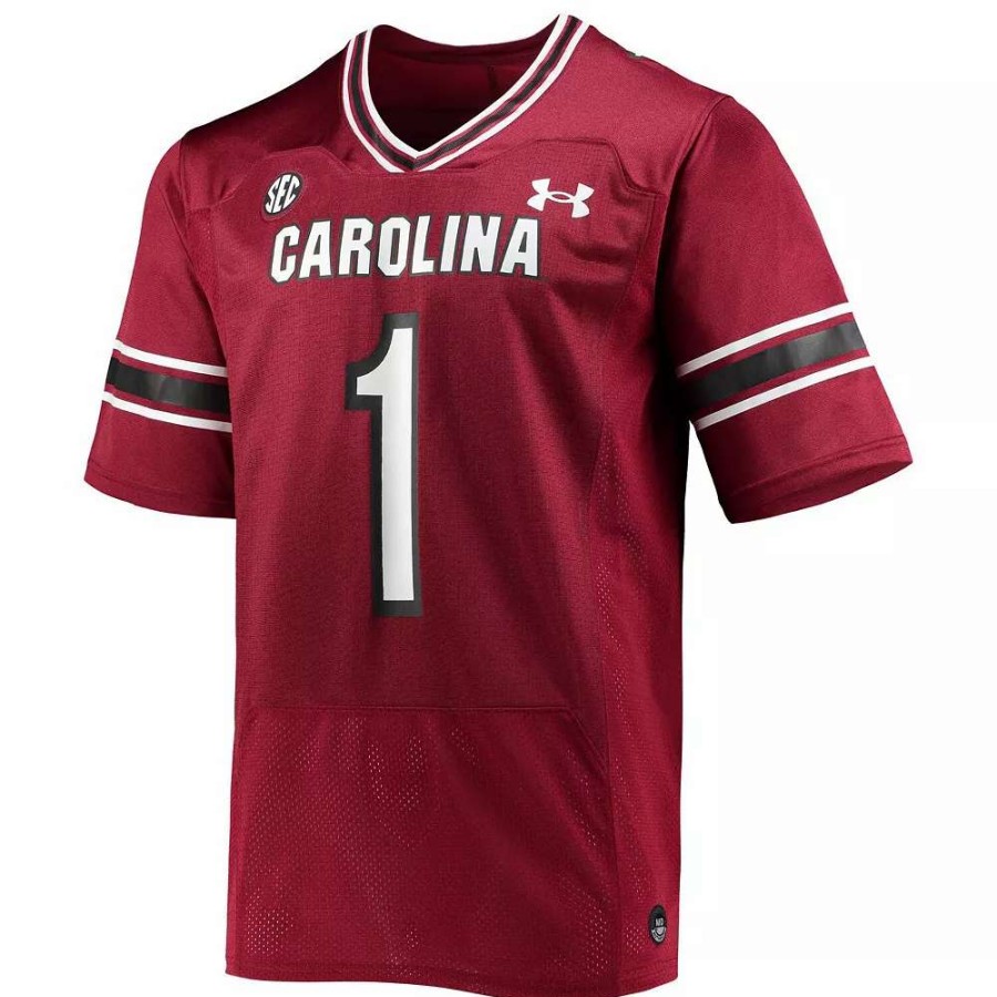 Tops * | Men'S Under Armour Jaycee Horn Garnet South Carolina Gamecocks Replica Alumni Jersey