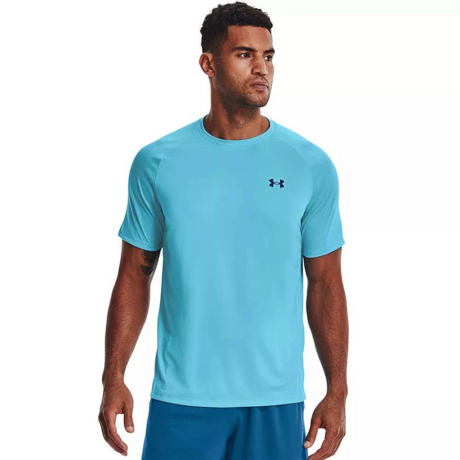 Tops * | Big & Tall Under Armour Tech 2.0 Short Sleeve Tee Fresco Blue